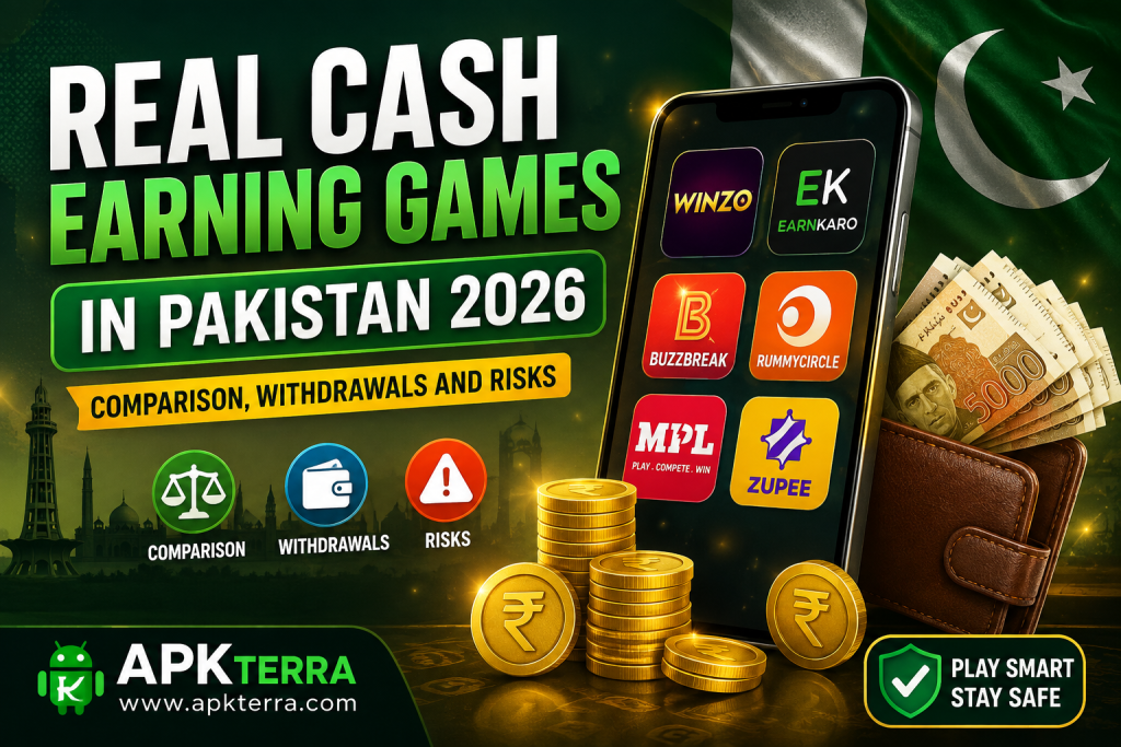 Real Cash Earning Games In Pakistan